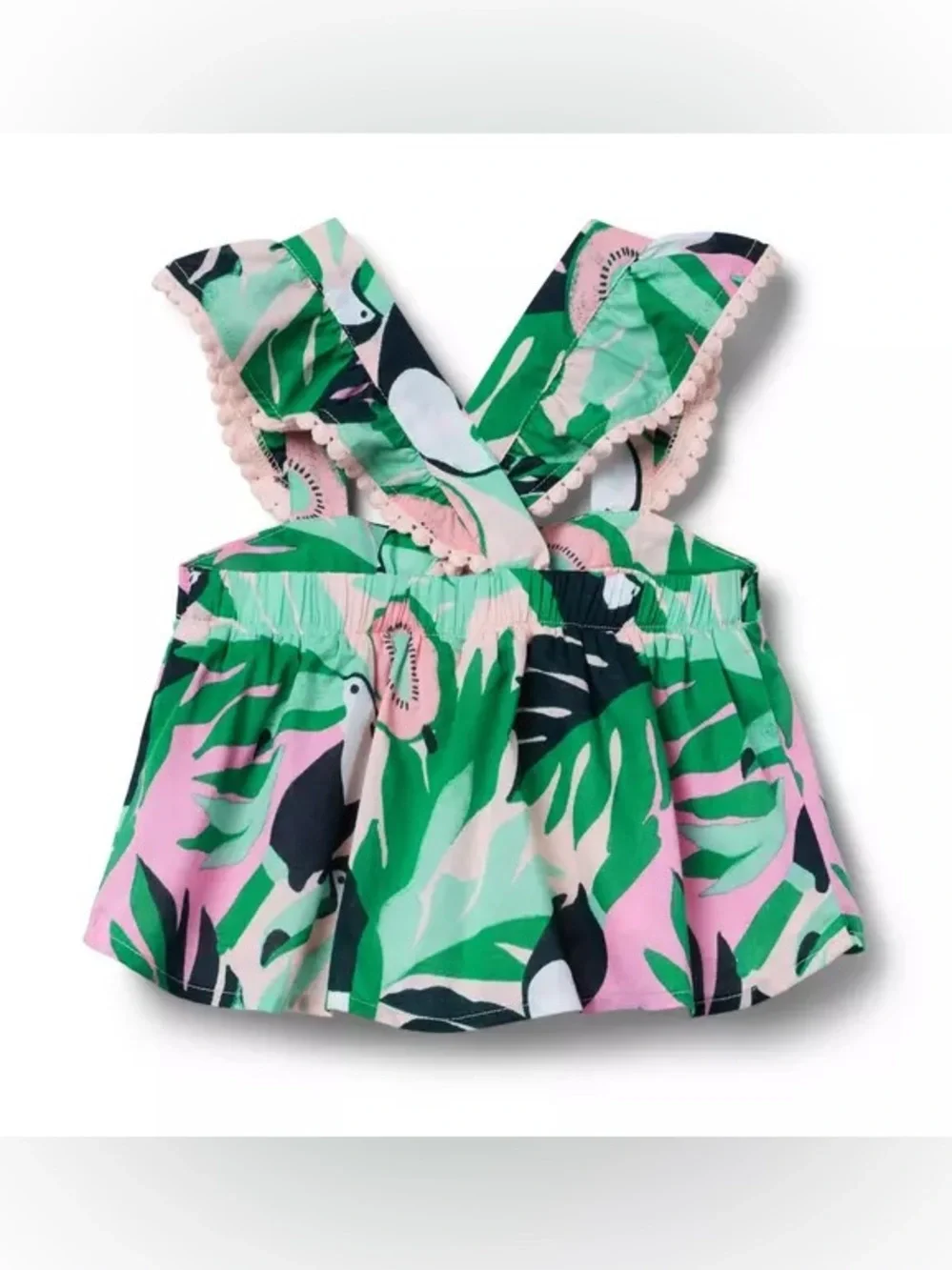 Brand New Janie and Jack Girls Flutter Sleeve Top & Shorts Set, Size 4, NWT